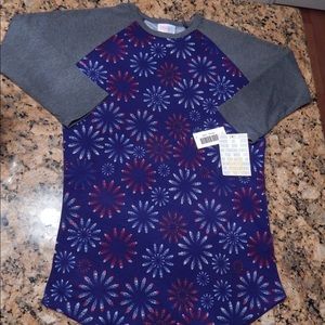 Lularoe Randy Fireworks Pattern XXS NWT